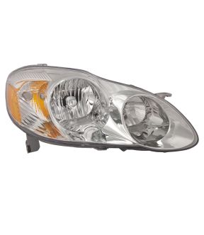 Right Passenger Side Headlight For 03-04 Toyota Corolla