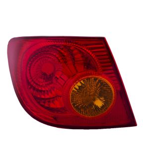 Left Driver Side Tail Light For 03-04 Toyota Corolla