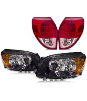 Headlight Set For 06-08 Toyota RAV4