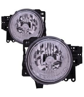 Headlight Set For 07-14 Toyota FJ Cruiser