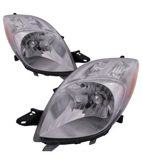 Headlight Set For 07-08 Toyota Yaris