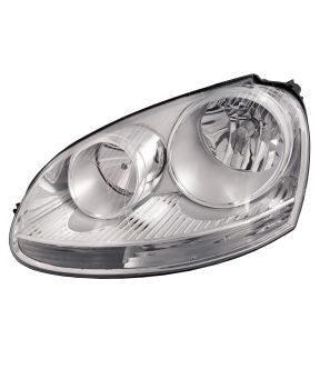 Left Driver Side Headlight For 06-09 Volkswagen GTI, 05-14 Volkswagen Jetta, 06-09 Volkswagen Rabbit