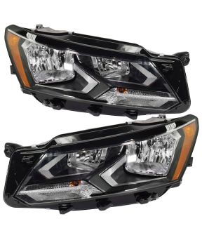 Headlight Set For 16-19 Volkswagen Passat