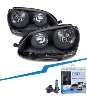 Headlight Set For 05-10 Volkswagen Jetta