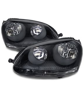 Headlight Set For 06-09 Volkswagen GTI, 05-10 Volkswagen Jetta, 06-09 Volkswagen Rabbit