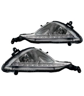 Fog Light Set For 13-15 Hyundai Genesis Coupe