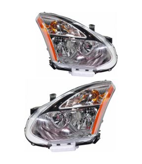 Headlight Set For 09-10 Nissan Rogue
