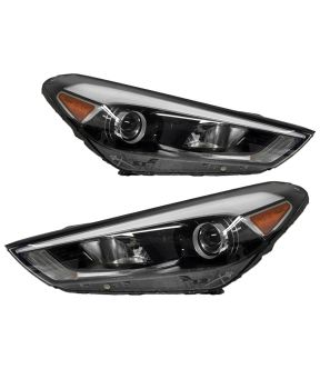 Headlight Set For 16-18 Hyundai Tucson