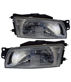 Headlight Set For 93-96 Mitsubishi Mirage