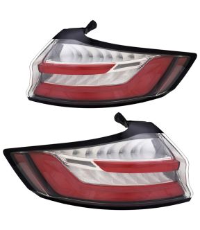Tail Light Set For 19-24 Ford Edge; CAPA Certified