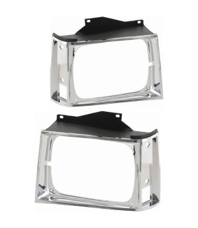 Headlight Set For 82-90 Chevrolet S10, 83-90 Chevrolet S10 Blazer, 82-90 GMC S15, 83-90 GMC S15 Jimmy