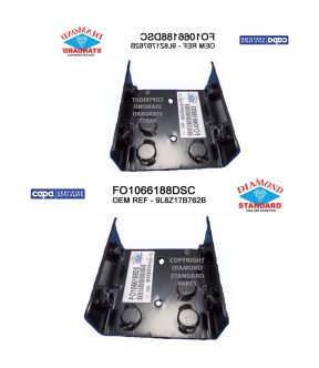 Bumper Bar And Absorber Set For 09-12 Ford Escape, 09-11 Mercury Mariner; CAPA Certified