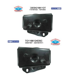 Bumper Bar And Absorber Set For 04-09 Toyota Prius; CAPA Certified