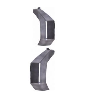 Front Bumper Cover Molding Set For 22-25 Toyota Tundra; CAPA Certified