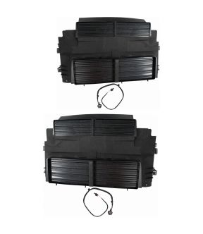 Grille Set For 09-14 Ford F-150; CAPA Certified
