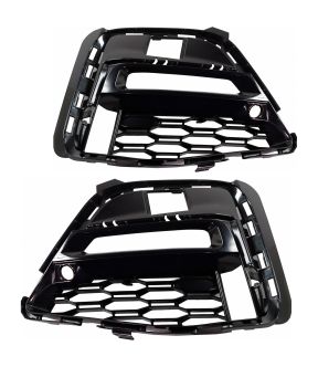 Front Fog Light Bezel Set For 2019-2022 BMW; CAPA Certified