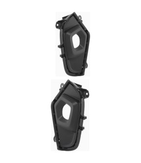 Front Fog Light Bezel Set For 22-25 Toyota RAV4; CAPA Certified