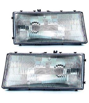 Headlight Set For 90-94 Chrysler LeBaron, 89-95 Dodge Spirit, 89-95 Plymouth Acclaim