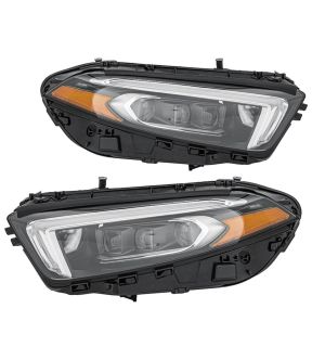 Led Headlight Lens And Housing Set For 2019-2022 A220 A250 A35 AMG