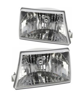 Headlight Set For 01-10 Mazda B2300, 01-08 Mazda B3000, 01-10 Mazda B4000