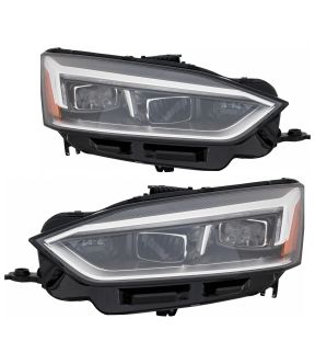Headlight Set For 18-19 Audi A5 Quattro, 18-19 Audi A5 Sportback, 18-19 Audi S5, 18-19 Audi S5 Sportback
