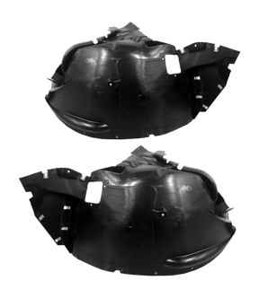 Front Forward Fender Liner Set For 11-13 BMW X5; CAPA Certified