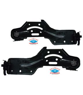 Front Bumper Mounting Bracket Set For 08-15 Nissan TITAN; CAPA Certified