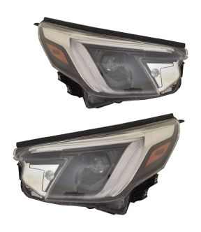 Headlight Set For 22-24 Subaru Forester; CAPA Certified
