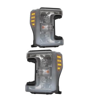 Headlight Set For 19 Ford F-250 Super Duty, 19 Ford F-350 Super Duty; CAPA Certified