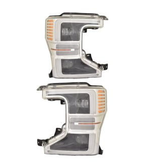 Headlight Set For 20-22 Ford F-250 Super Duty, 20-22 Ford F-350 Super Duty; CAPA Certified