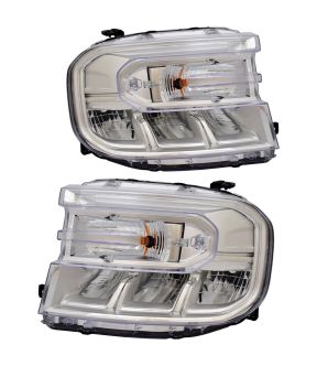Headlight Set For 22-24 Ford Maverick; CAPA Certified