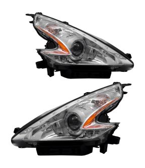 Headlight Set For 09-17 Nissan 370Z