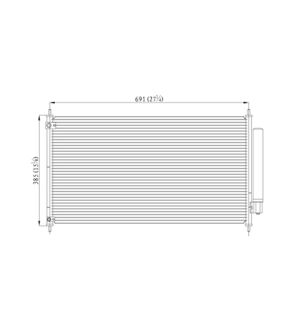 A/C Condenser For 13-17 Honda Accord
