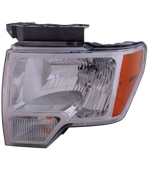 Left Driver Side Headlight For 09-14 Ford F-150; CAPA Certified