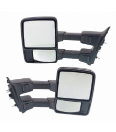 Manual Door Mirror Set For 08-10 Ford F-250 Super Duty, 08-10 Ford F-350 Super Duty