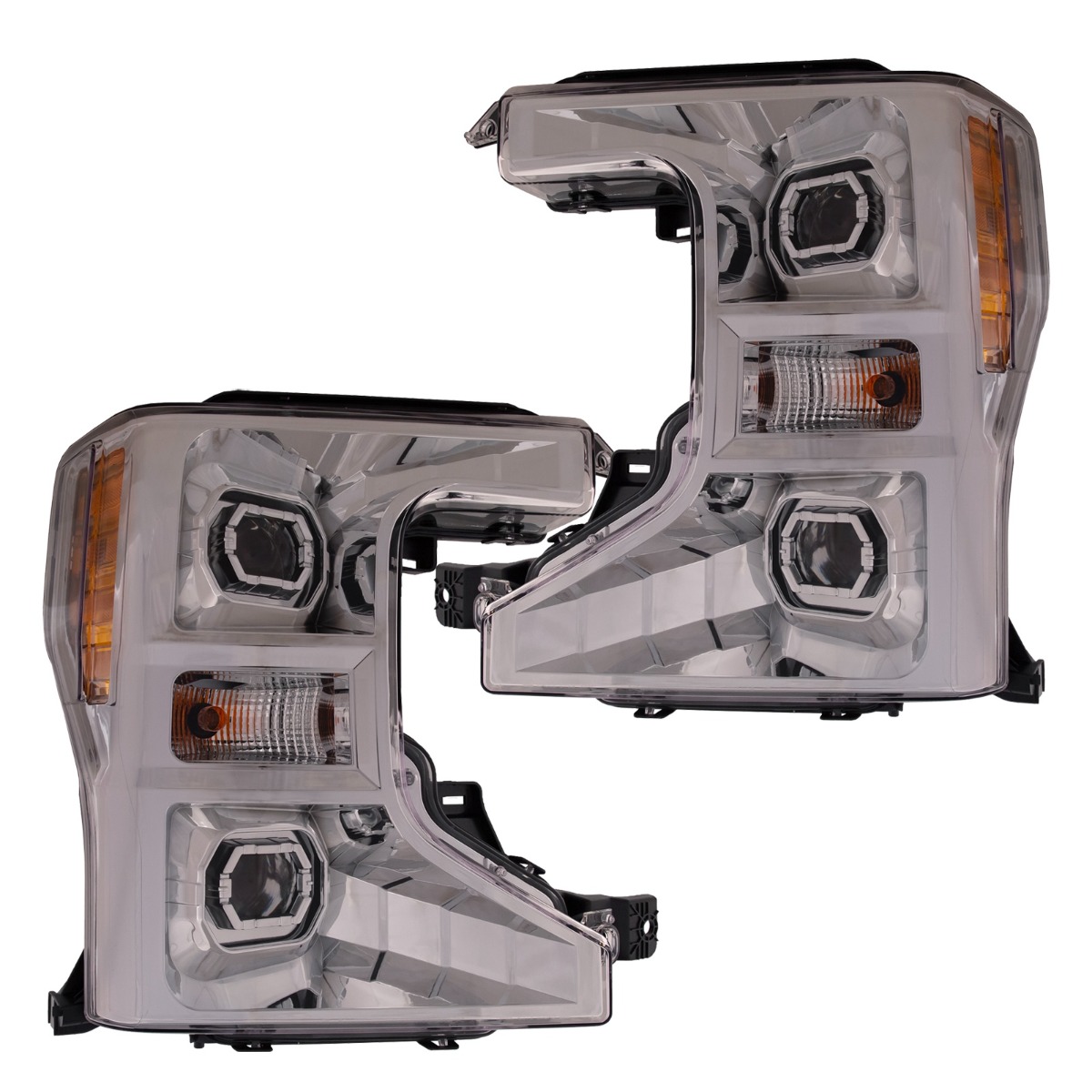 Headlight Set For 20-22 Ford F-250 Super Duty, 20-22 Ford F-350 Super Duty