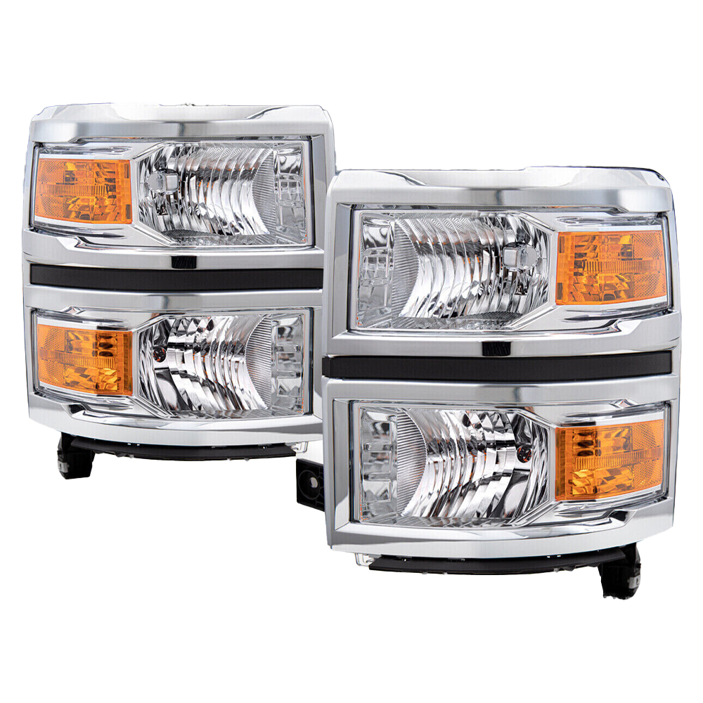 Headlight Set For 14-15 Chevrolet Silverado 1500