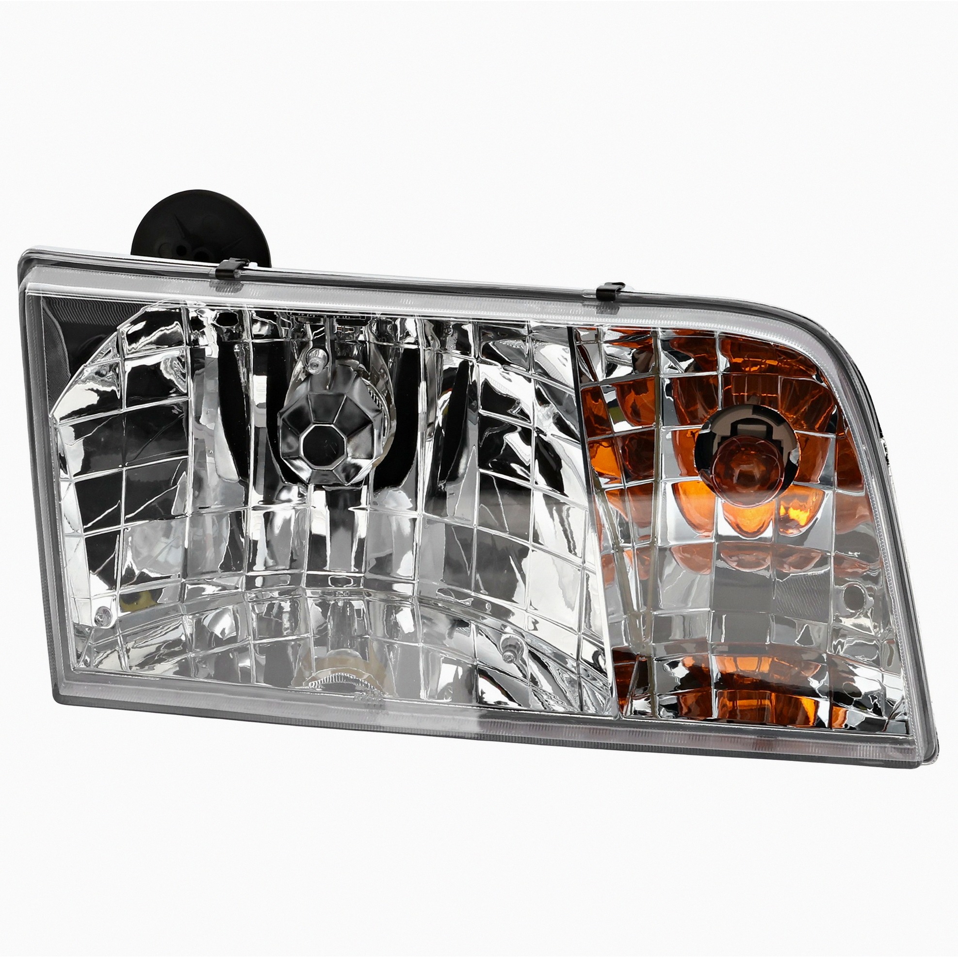 Right Passenger Side Headlight For 98-11 Ford Crown Victoria; CAPA Certified
