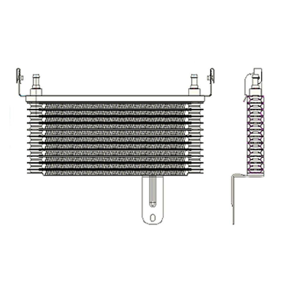Oil Cooler For 03 Ford E-350 Club Wagon, 97-98 Ford E-350 Econoline, 97-02 Ford E-350 Econoline Club Wagon, 99-03 Ford E-350 Super Duty