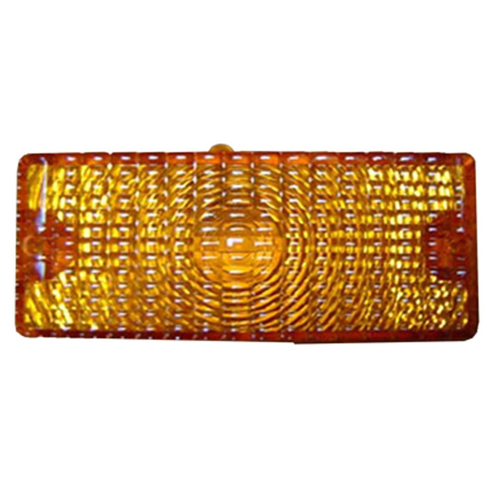 Left Driver Side Amber Park Lamp Lens For 69-70 Chevrolet K20 Pickup, 69-70 Chevrolet K30 Pickup
