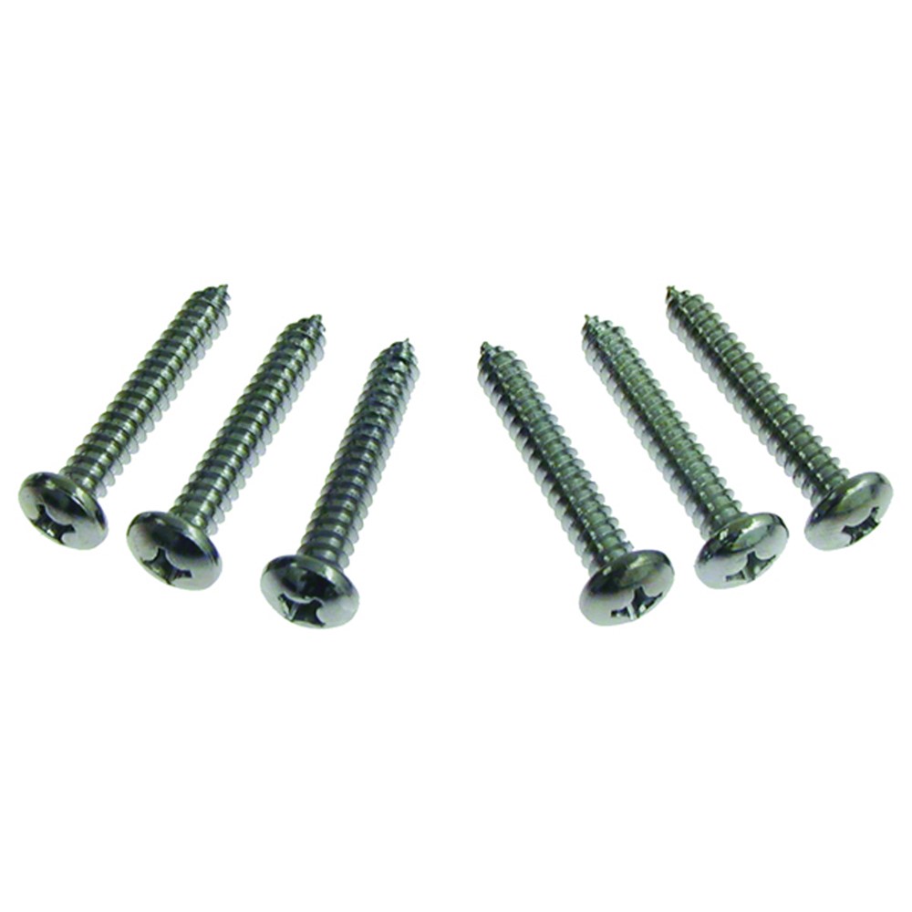 6-Piece Door Armrest Base Screw Set For 1968-1972 Buick Chevrolet Oldsmobile Pontiac