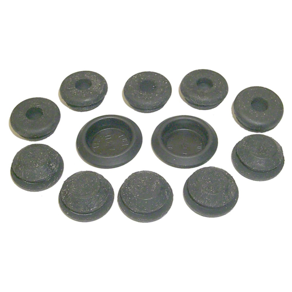 12-Piece Rubber/Plastic Body Plug Kit For 69 Chevrolet Camaro, 69 Pontiac Firebird
