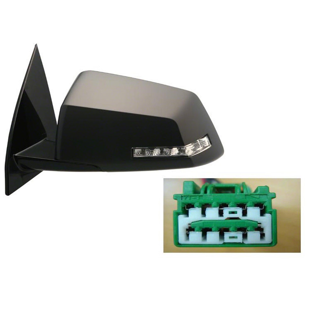 Left Driver Side Mirror For 08-12 GMC Acadia, 08-10 Saturn Outlook