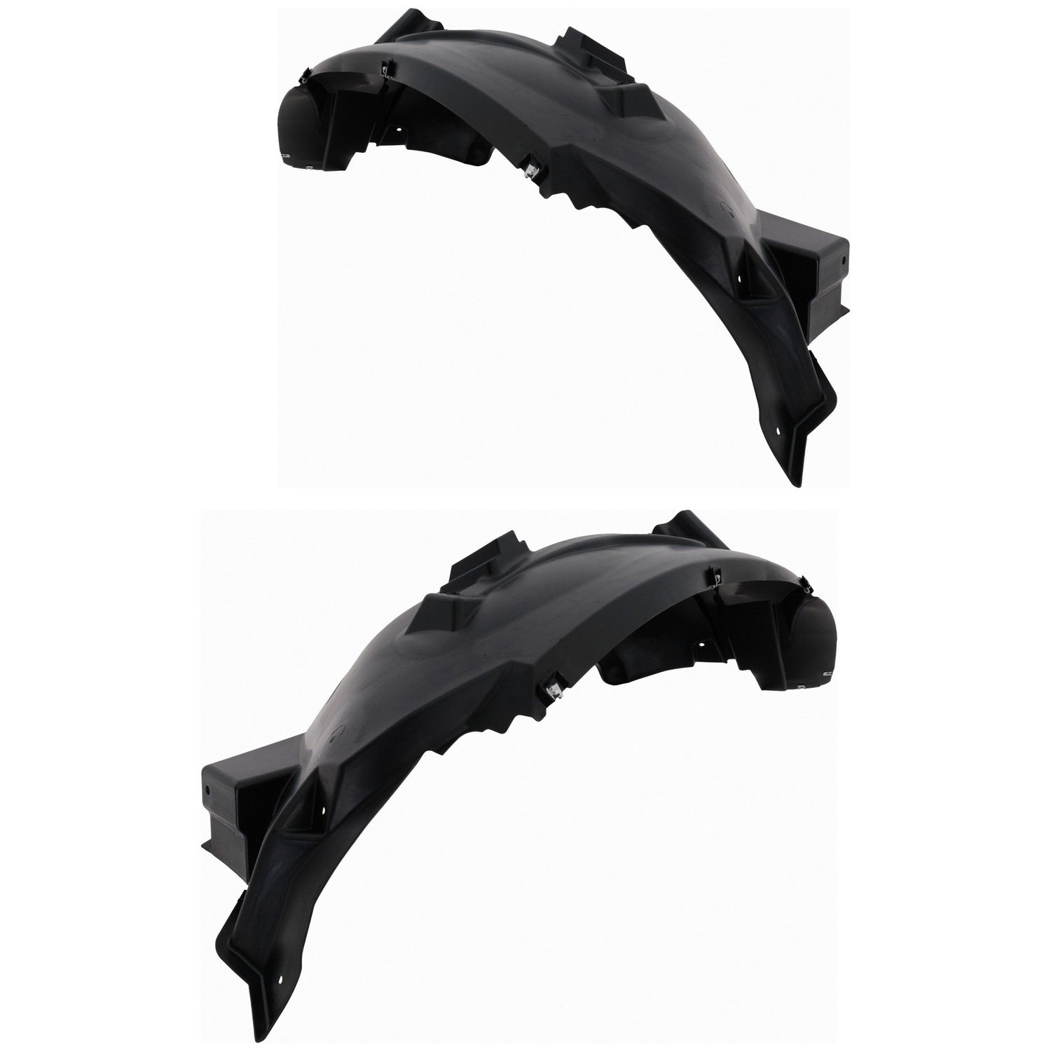 Front Fender Liner Set For 15-20 Ford F-150; CAPA Certified