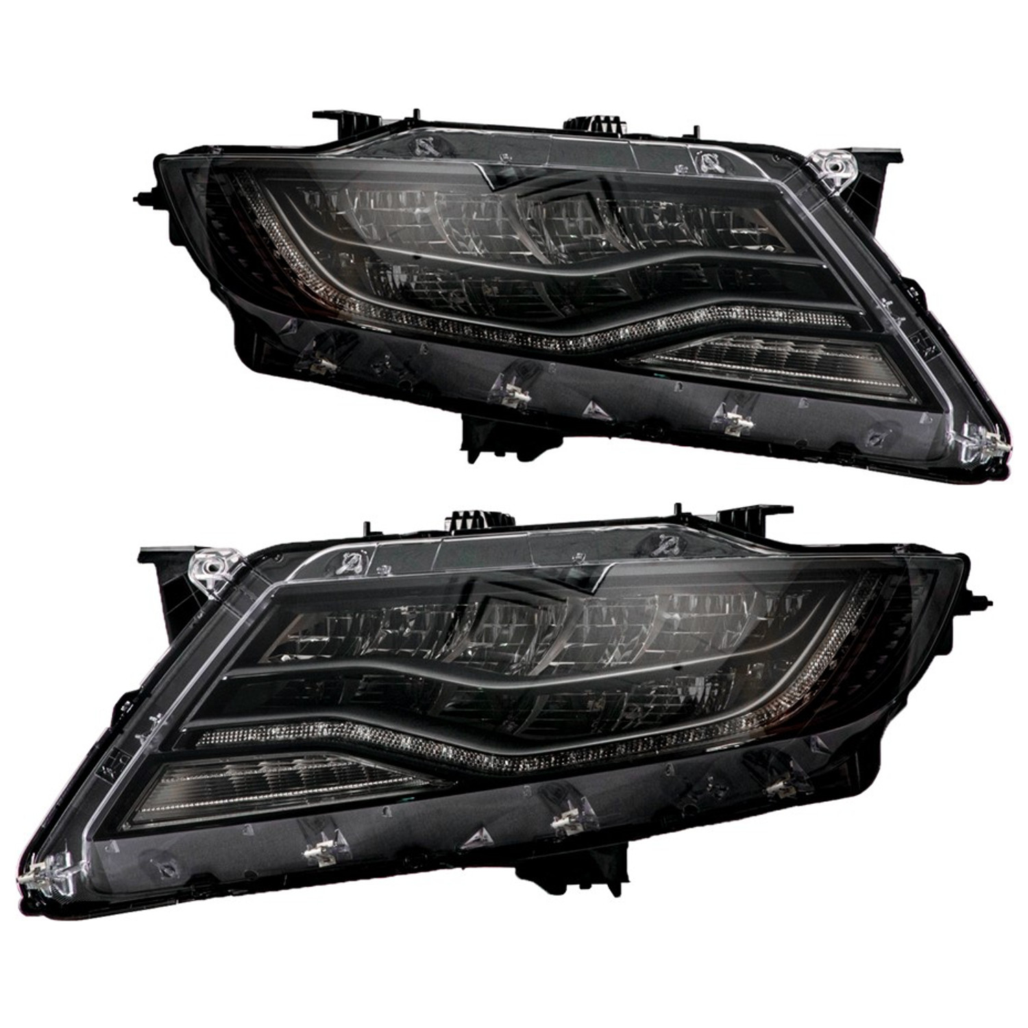 Headlight Set For 16-18 Lincoln MKX