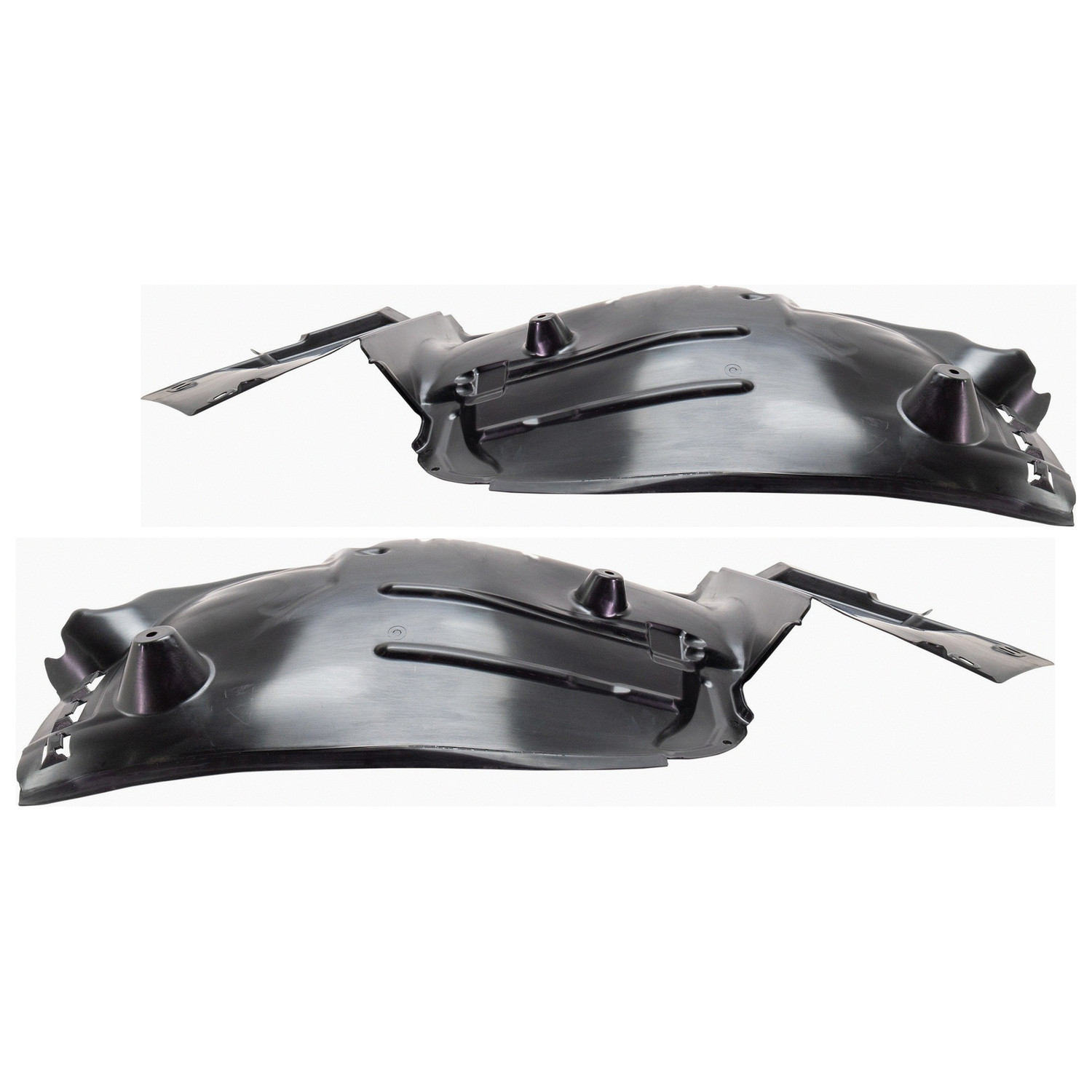 Front Rearward Fender Liner Set For 17-23 Mercedes-Benz C300, 17-23 Mercedes-Benz C43 AMG