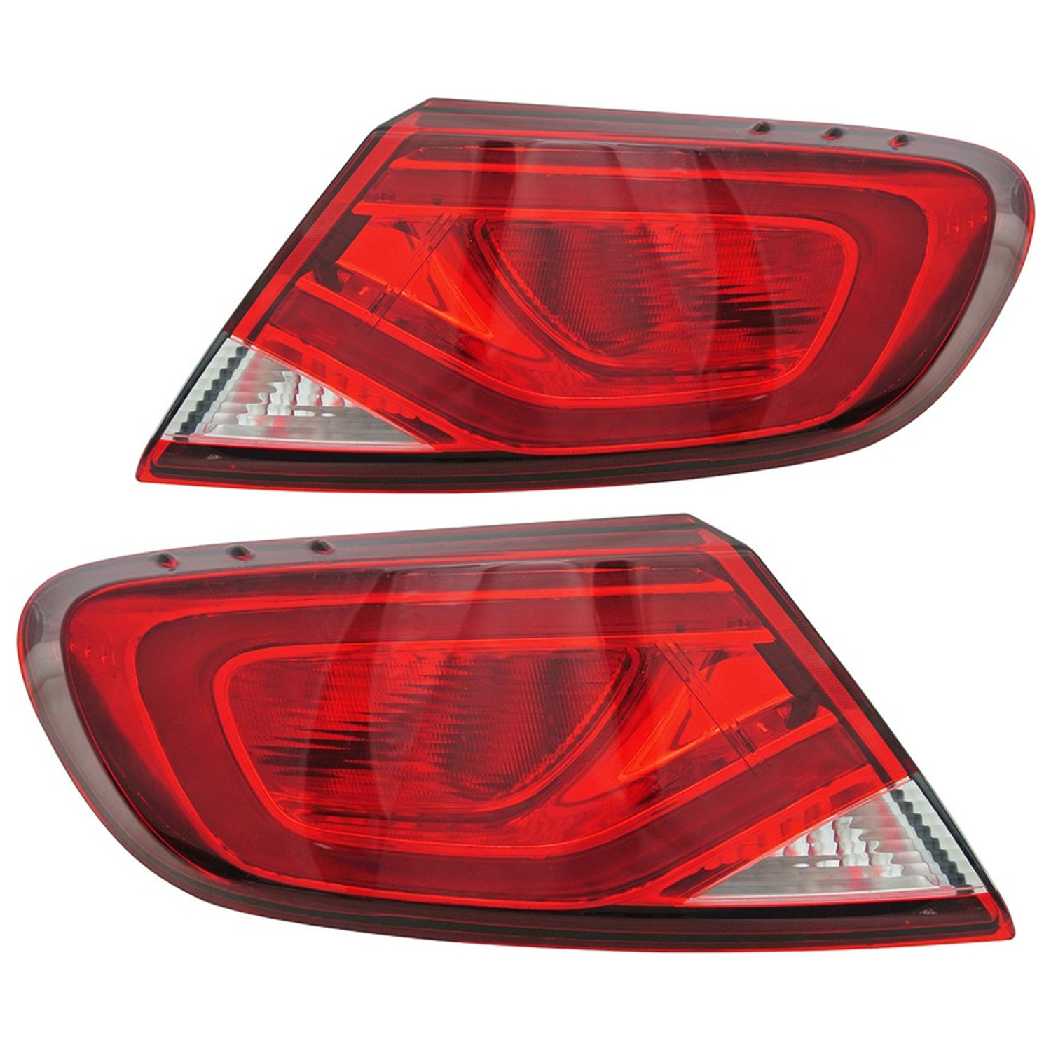 Tail Light Set For 15-17 Chrysler 200; CAPA Certified