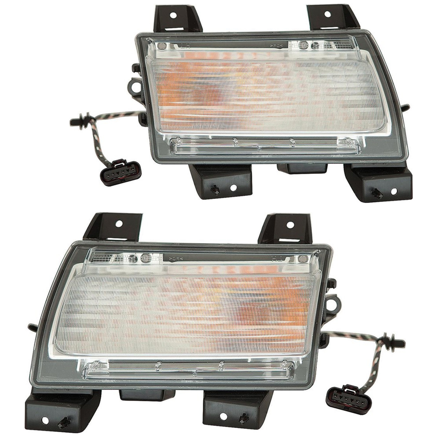 Turn Signal Light Set For 20-25 Jeep Gladiator, 18-25 Jeep Wrangler; CAPA Certified
