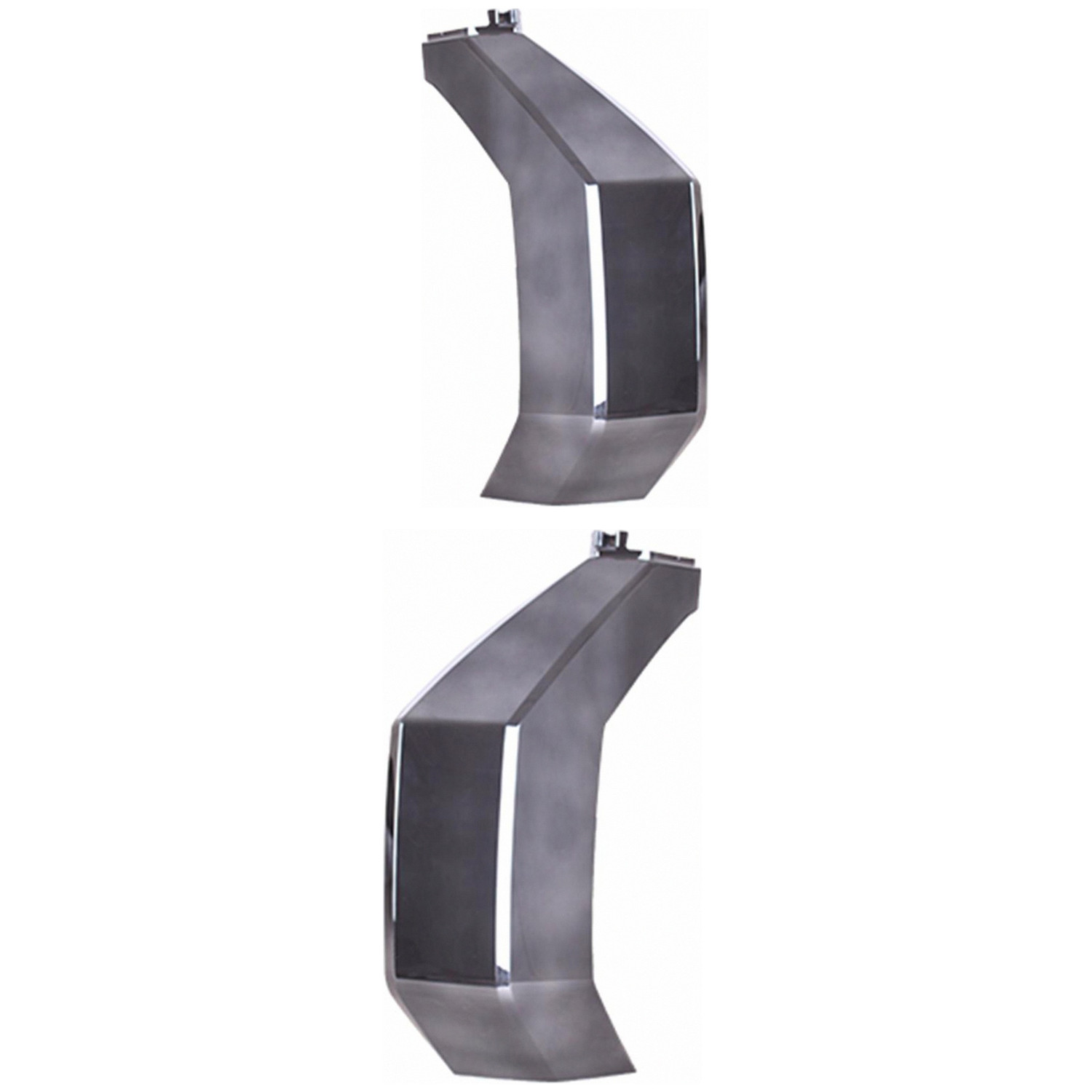 Front Bumper Cover Molding Set For 22-25 Toyota Tundra; CAPA Certified