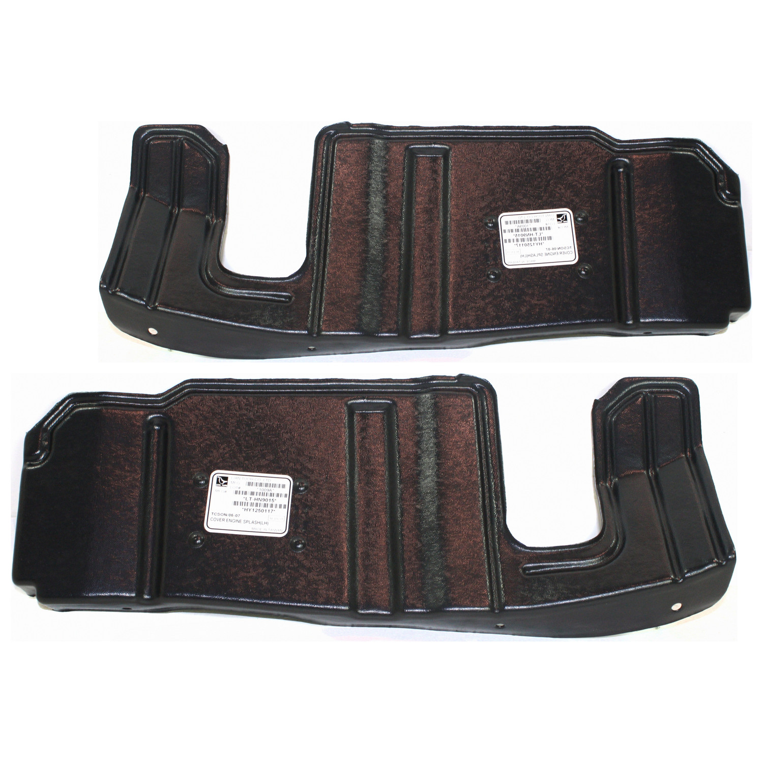 Undercar Shield Set For 05-09 Hyundai Tucson, 05-10 Kia Sportage